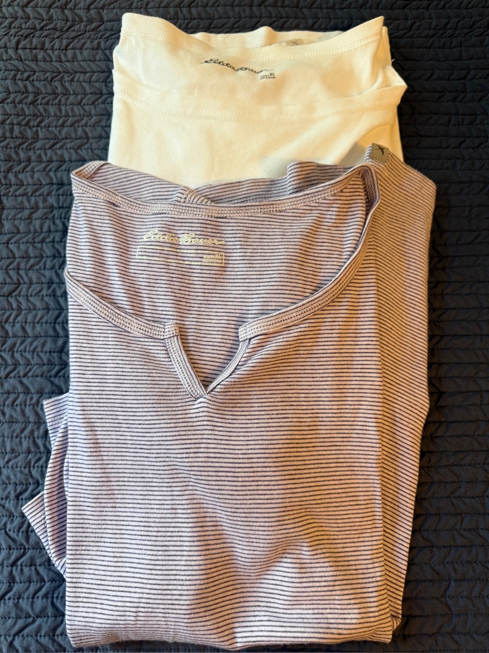 Eddie Bauer set of 2 women’s XL 3/4 length sleeve tshirts